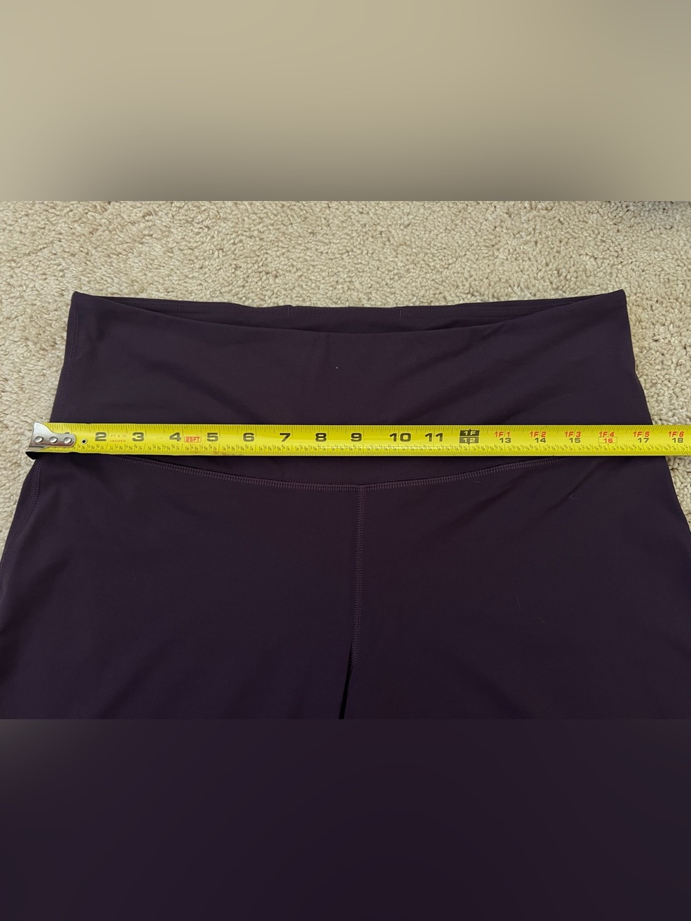Athleta Women’s XL Elation Wide Leg Pants Plum High Waist Athleisure Comfy - Picture 3 of 7